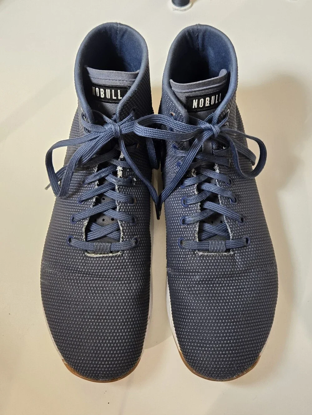 NOBULL Trainer High Top Sneakers Mens Size 12 Navy Blue CrossFit Training